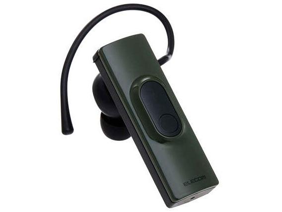 ELECOM エレコム Bluetoothヘッドセット/Type-C端子/カーキ(LBT-HSC11MPGN)