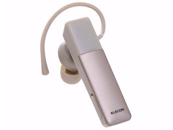 ELECOM エレコム Bluetoothヘッドセット/Type-C端子/ベージュ(LBT-HSC21MPBE)