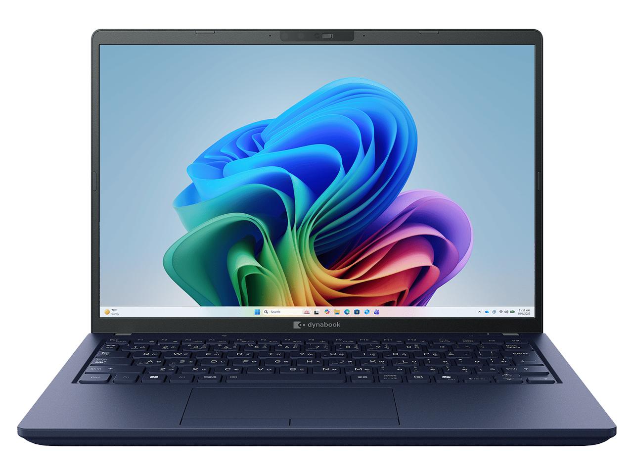 DYNABOOK ダイナブック dynabook X7/A (Core Ultra 5 322/16GB/SSD・512GB/ODD無/Win11Home 25H2/365 Personal(24か月版)+Office H＆B 2024 オプション付/13.3型/ダークテックブルー)(P1X7APBL)