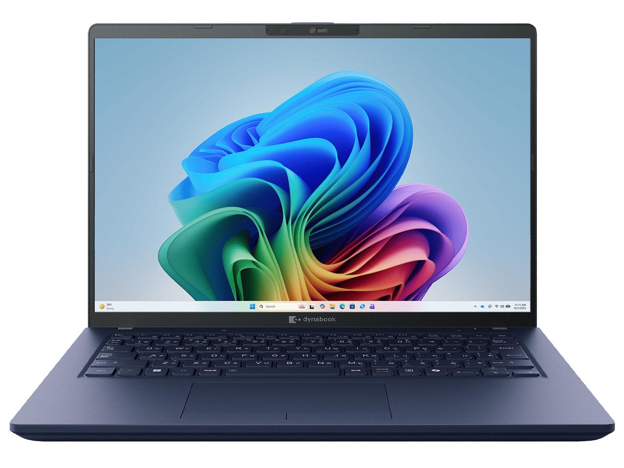 DYNABOOK ダイナブック dynabook XP9/AR (Core Ultra 7 355/32GB/SSD・512GB/ODD無/Win11Home 25H2/365 Personal(24か月版)+Office H＆B 2024 オプション付/14.0型/ダークテックブルー)(P1P9ARBL)