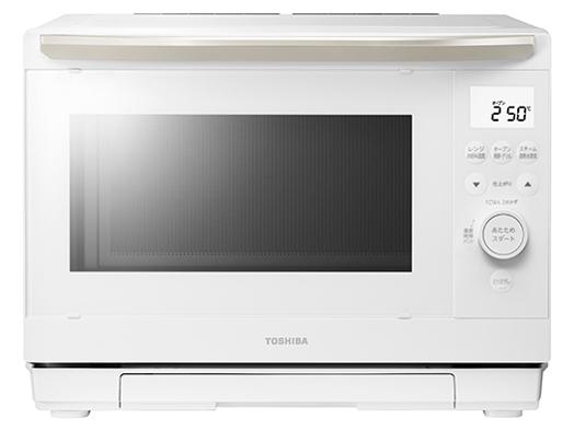 TOSHIBA 東芝 オーブンレンジ 石窯ドーム ハイアングル赤外線センサー 250度オーブン 26L ホワイト ER-D90C(W)