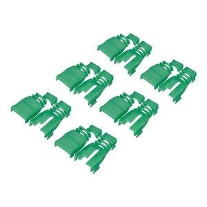 BUFFALO バッファロー 後付け用コネクター保護カバー6個入り グリーン(BLAARJ45GR6)