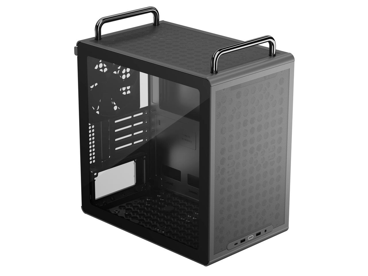 COOLER MASTER TECHNOLOGY Qube 340 Black With Handle(Q340-KGNN-S00)