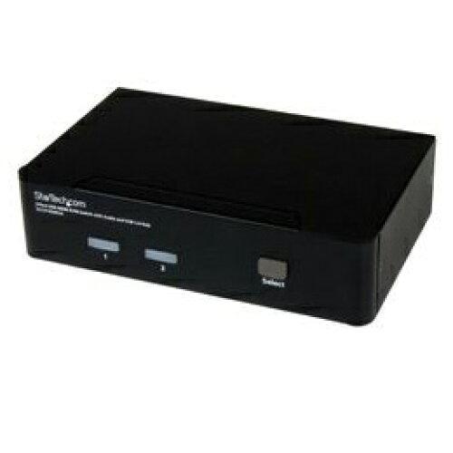 &nbsp;メーカー&nbsp;STARTECH.COM&nbsp;商品カテゴリ&nbsp;PCアクセサリ・サプライ＞切替器&nbsp;発送目安&nbsp;翌日までに発送（休業日除く）&nbsp;お支払方法&nbsp;銀行振込・クレジットカード&nbsp;送料&nbsp;送料無料&nbsp;特記事項&nbsp;&nbsp;その他&nbsp;[KVMスイッチ]2台のマルチメディアコンピュータ間でキーボード、マウス、HDMIモニタを共有 ◆ プッシュボタンとホットキーによるPC切り替えをサポート 内蔵のUSB 2.0ハブでPC間でのUSB周辺機器を共有 UXGA (1600x1200)、WUXGA (1920x1200)、1080p (1920x1080)の高解像度ビデオをサポート ソフトウエアドライバ不要、OSにも依存せず HDMIオーディオと3.5mmアナログオーディオの両方に対応