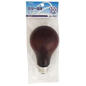 OHM オーム電機 カラー電球 PS70E26 100W R LB-PS7600-CR (04-60 ...