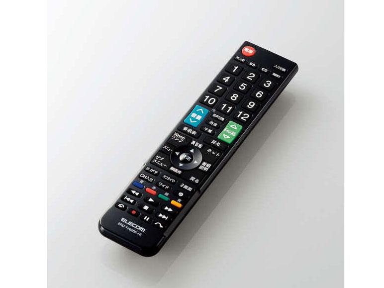 ELECOM エレコム かんたんTVリモコン第2弾　日立・Wooo用　ブラック ERC-TV02BK-HI 1個