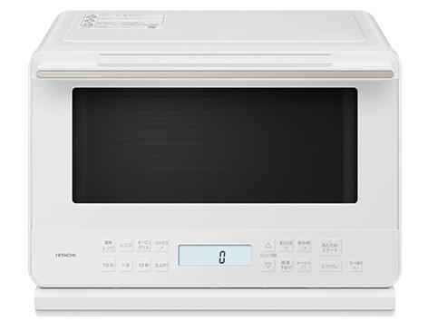 &nbsp;メーカー&nbsp;HITACHI 日立&nbsp;商品カテゴリ&nbsp;電子レンジ・オーブン＞オーブンレンジ&nbsp;発送目安&nbsp;1〜2週間以内に発送予定&nbsp;お支払方法&nbsp;銀行振込・クレジットカード&nbsp;送料&nbsp;送料無料&nbsp;特記事項&nbsp;&nbsp;その他&nbsp;※※※※※※※※※※※※※※※※※ 仕様 ※※※※※※※※※※※※※※※※※タイプ スチームオーブンレンジ庫内容量 27 L使用人数 3 人庫内構造 庫内フラットドア開閉方向 縦開き最大レンジ出力 1000 W2品同時あたため ○ピッタリ設置 背面センサー 重量センサー、蒸気・温度センサー電源(周波数) 50/60Hz対応(ヘルツフリー)付属品 外して丸洗いテーブルプレート(オーブン兼用)/スチーム小皿/メニューシール自動メニュー数 88レシピ数 110自動お手入れ ○脱臭 ○加熱方式 上下ヒーター式(1段調理)グリル 上下平面ヒーターグリルオーブン最高温度 250 ℃オーブン最低温度 100 ℃トースト ○発酵(パン機能) ○過熱水蒸気 ○ノンフライ機能 ○スチーム カップ式待機時消費電力ゼロ ○サイズ 幅483x高さ355x奥行388(ハンドル含む：440)mm質量 14.8 kg庫内寸法 幅375x高さ213x奥行323mmカラー ホワイト