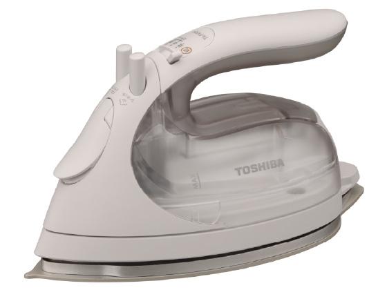 TOSHIBA 東芝 コードレススチームアイロン ラウンド美ラクルベース 温度調節3段階 カセット式タンク アクアクリーンユニット搭載 カシミヤグレージュ TA-FV580(H)
