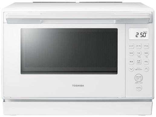 &nbsp;メーカー&nbsp;TOSHIBA 東芝&nbsp;商品カテゴリ&nbsp;電子レンジ・オーブン＞オーブンレンジ&nbsp;発送目安&nbsp;1〜2週間以内に発送予定&nbsp;お支払方法&nbsp;銀行振込・クレジットカード&nbsp;送料&nbsp;送料無料&nbsp;特記事項&nbsp;&nbsp;その他&nbsp;※※※※※※※※※※※※※※※※※ 仕様 ※※※※※※※※※※※※※※※※※タイプ スチームオーブンレンジ庫内容量 23 L使用人数 2 人庫内構造 庫内フラットドア開閉方向 縦開き最大レンジ出力 1000 Wピッタリ設置 背面センサー 温度センサー電源(周波数) 50/60Hz対応(ヘルツフリー)付属品 角皿(鉄板ホーロー)1枚自動メニュー数 71レシピ数 83脱臭 ○加熱方式 上下ヒーター式(1段調理)グリル ○オーブン最高温度 250 ℃オーブン最低温度 100 ℃トースト ○発酵(パン機能) ○ノンフライ機能 ○スチーム 角皿式待機時消費電力ゼロ ○サイズ 幅468x高さ338x奥行384(ハンドル含む431)mm質量 15 kg庫内寸法 幅374x高さ180x奥行310mmカラー ホワイト