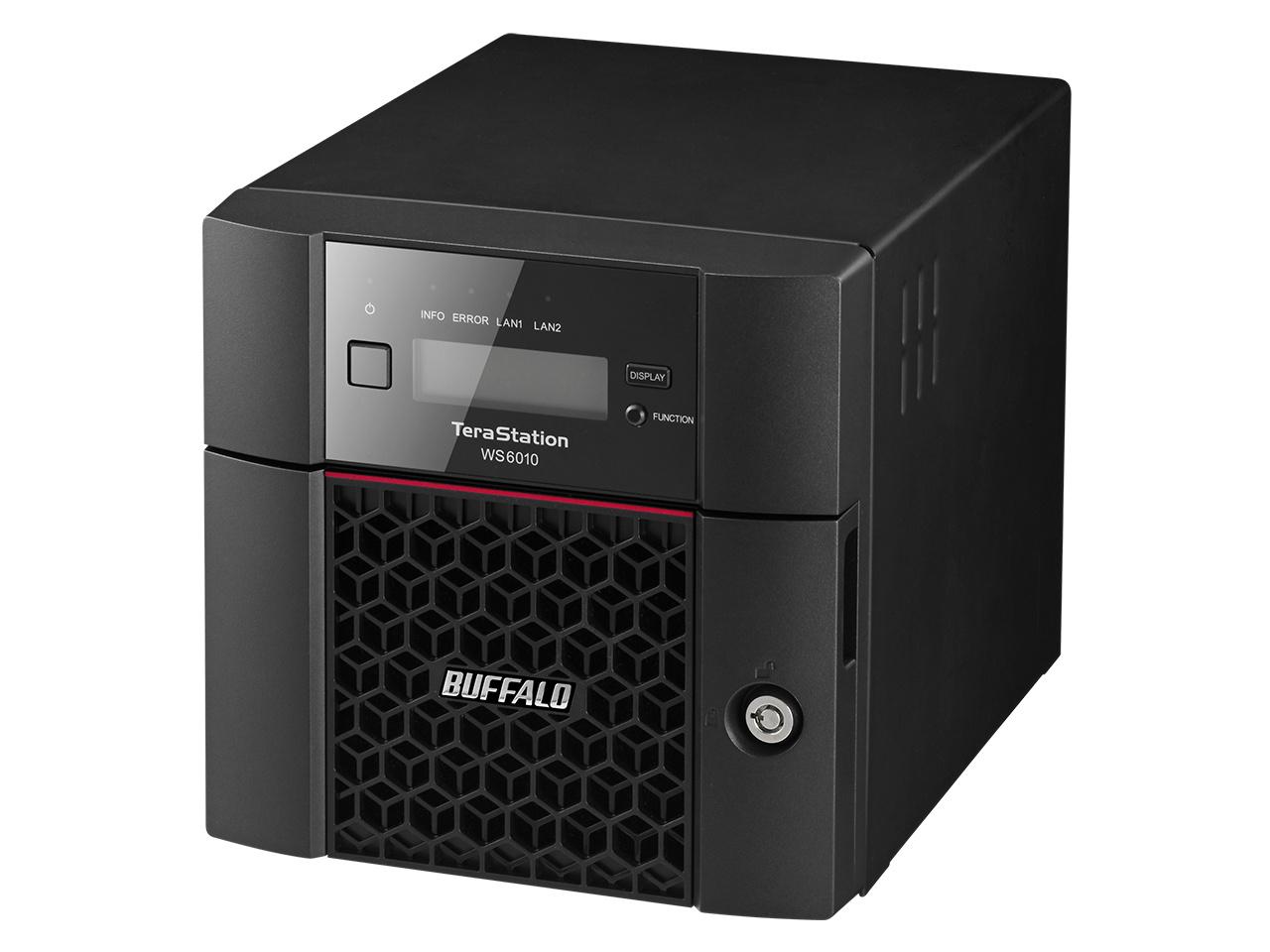 &nbsp;メーカー&nbsp;BUFFALO バッファロー&nbsp;商品カテゴリ&nbsp;外付ドライブ・ストレージ＞ネットワークストレージ&nbsp;発送目安&nbsp;翌日までに発送（休業日除く）&nbsp;お支払方法&nbsp;銀行振込・クレジットカード&nbsp;送料&nbsp;送料無料&nbsp;特記事項&nbsp;&nbsp;その他&nbsp;※※※※※※※※※※※※※※※※※ 仕様 ※※※※※※※※※※※※※※※※※ディスク搭載 標準ドライブベイ数 2対応RAID RAID 0/1LANインターフェイス 10GbEポート(RJ-45)：2容量 HDD：4TB1TBあたりの価格 84732 円幅x高さx奥行き 170x170x230 mm