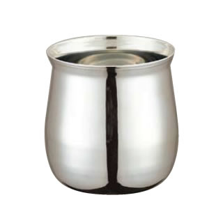 【まとめ買い10個セット品】 UKステンレス ガラ入れ(プレーン) M 0360 0260【ECJ】