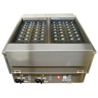 電気式たこ焼き機 KTK-2【たこ焼機械 業務用たこ焼き機器 たこ焼き器プレート たこや機器 たこ焼き器具】【メーカー直送/代引不可】【ECJ】