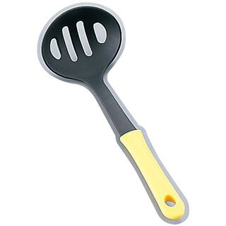 ミニキッチン ナイロン穴明きお玉 黄【おたま 厨房用品 調理器具 料理道具 小物 作業 業務用】【ECJ】 ecjungle-14095076 マルシェ&キッチンカーWORLD サンプル画像2