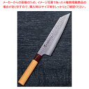 和剣型牛刀 33層槌目ダマスカス和式 刃渡り:190mm 【ECJ】