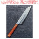 剣型牛刀 星連 樫漆 刃渡り:190mm 【ECJ】