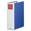 【まとめ買い10個セット品】 キングジム キングファイル スーパードッチ〈脱・着〉イージー 2477Aアオ 青 1冊【ECJ】