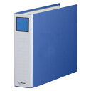 【まとめ買い10個セット品】 キングジム キングファイル スーパードッチ〈脱・着〉イージー 2496EAアオ 青 1冊【ECJ】