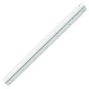 【まとめ買い10個セット品】 岡本製図器械 三角スケールアルミ製 21-2708 1本【ECJ】