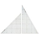 【まとめ買い10個セット品】 クラウン 方眼三角定規(ノングレアタイプ) CR-HR300 1セット【ECJ】