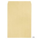 【まとめ買い10個セット品】 寿堂 クラフト封筒 03851 50枚【ECJ】