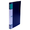 クラウン u green クリヤーファイルA4 CR-CFL40-B 黒 1冊【ECJ】