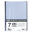 【まとめ買い10個セット品】 テージー プレゼンテーションファイル PTF-07-01 ブラック 5冊【ECJ】