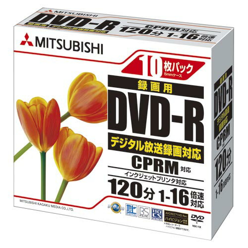 バーベイタムジャパン 録画用 DVD-R VHR12JPP10 10枚【ECJ】