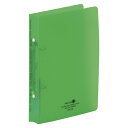 リヒトラブ AQUA DROPs リングファイル〈ツイストリング〉 F-5006-6 黄緑 1冊【ECJ】