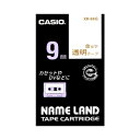 カシオ ネームランド用テープカートリッジ XR-9XG 透明 金文字 1巻8m【ECJ】
