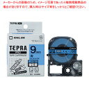 【まとめ買い10個セット品】 キングジム 「テプラ」PRO SRシリーズ専用テープカートリッジ SC9BW 青 黒文字 1巻8m【ECJ】