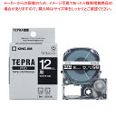 【まとめ買い10個セット品】 キングジム 「テプラ」PRO SRシリーズ専用テープカートリッジ SD12K 黒 白文字 1巻8m【ECJ】