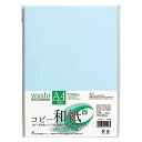 【まとめ買い10個セット品】 マルアイ コピー和紙 カミ-4AB ブルー 100枚【ECJ】