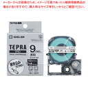 【まとめ買い10個セット品】 キングジム 「テプラ」PRO SRシリーズ専用テープカートリッジ SB9T 透明 黒文字 1巻8m【ECJ】