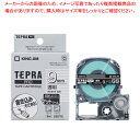 【まとめ買い10個セット品】 キングジム 「テプラ」PRO SRシリーズ専用テープカートリッジ SB9TS 透明 白文字 1巻8m【ECJ】