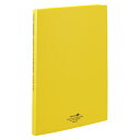【まとめ買い10個セット品】 リヒトラブ AQUA DROPs クリヤーブック〈ポケット交換タイプ〉 N-5015-5 黄 1冊【ECJ】