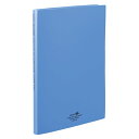 【まとめ買い10個セット品】 リヒトラブ AQUA DROPs クリヤーブック〈ポケット交換タイプ〉 N-5015-8 青 1冊【ECJ】