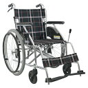 カワムラサイクル 車いす KV22-40SB 黒チェック 1台【ECJ】