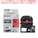 キングジム 「テプラ」PRO SRシリーズ専用テープカートリッジ SJ12R 赤 黒文字 1巻1.5m【ECJ】