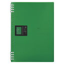 【まとめ買い10個セット品】 キングジム リングノート テフレーヌ 9855TTEミト ミドリ 1冊【ECJ】