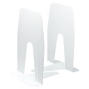 【まとめ買い10個セット品】 ソニック ブックエンド 超特大A4ぴったりサイズ DA-5813-W 白 1組【ECJ】