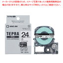 【まとめ買い10個セット品】 キングジム 「テプラ」PRO SRシリーズ専用テープカートリッジ SB24S 白 黒文字 1巻8m【ECJ】