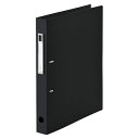 【まとめ買い10個セット品】 リヒトラブ noie−style D型リングファイル〈ツイストリング〉 F-7684-24 ブラック 1冊【ECJ】