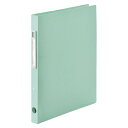 【まとめ買い10個セット品】 リヒトラブ noie−style リングファイル〈ツイストリング〉 F-7681-19 ライトグリーン 1冊【ECJ】