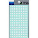 【まとめ買い10個セット品】 エーワン カラーラベル 07070 白 1P9シート(1800片)【ECJ】