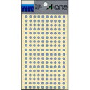 【まとめ買い10個セット品】 エーワン カラーラベル 07072 銀 1P6シート(1080片)【ECJ】