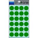 【まとめ買い10個セット品】 エーワン カラーラベル 07043 緑 1P14シート(336片)【ECJ】