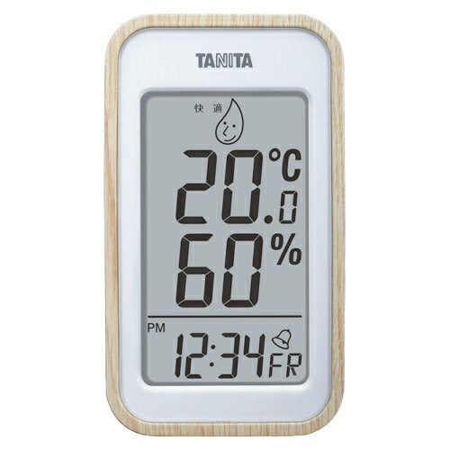 【まとめ買い10個セット品】 タニタ デジタル温湿度計 TT-572NA ナチュラル 1個【ECJ】