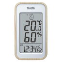 タニタ デジタル温湿度計 TT-572NA ナチュラル 1個