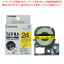 【まとめ買い10個セット品】キングジム 「テプラ」PRO SRシリーズ専用テープカートリッジ SCY24Y 黄 黒文字 1巻8m【ECJ】