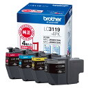 ブラザー インクジェットカートリッジ LC3119-4PK 1セット【ECJ】